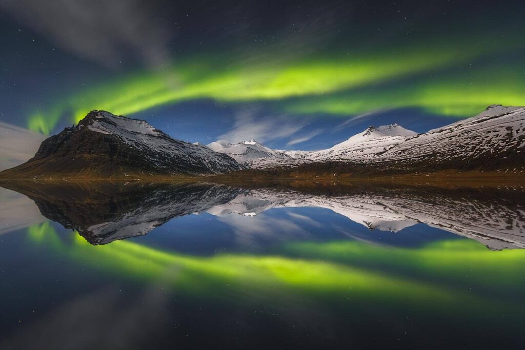 Iceland Photo Tours - Eastfjords Aurora Reflections