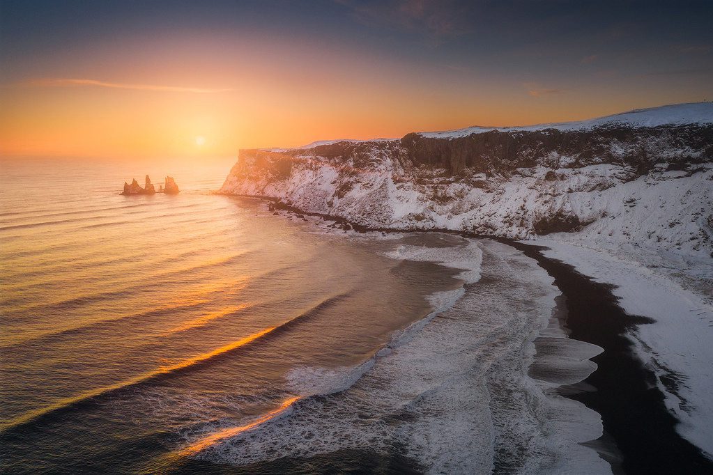 Iceland Photo Tours - Winter at Reynisfjara